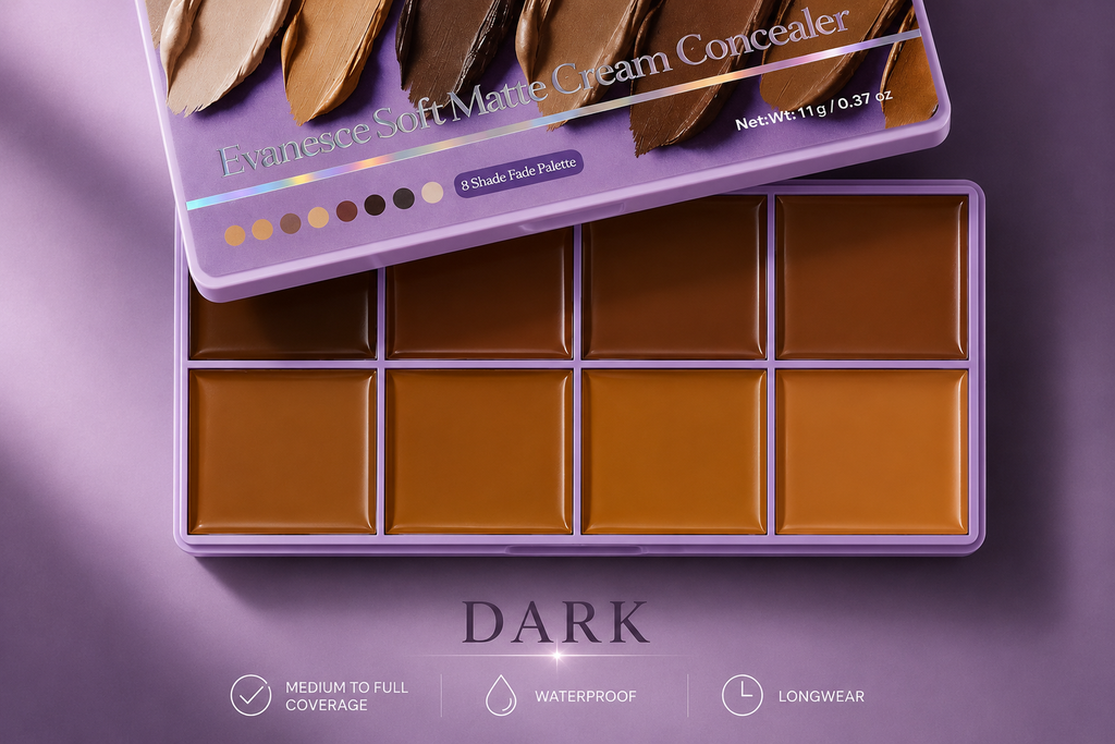 Velvet Cover™  Palette Correctrice & Contour 8 Teintes